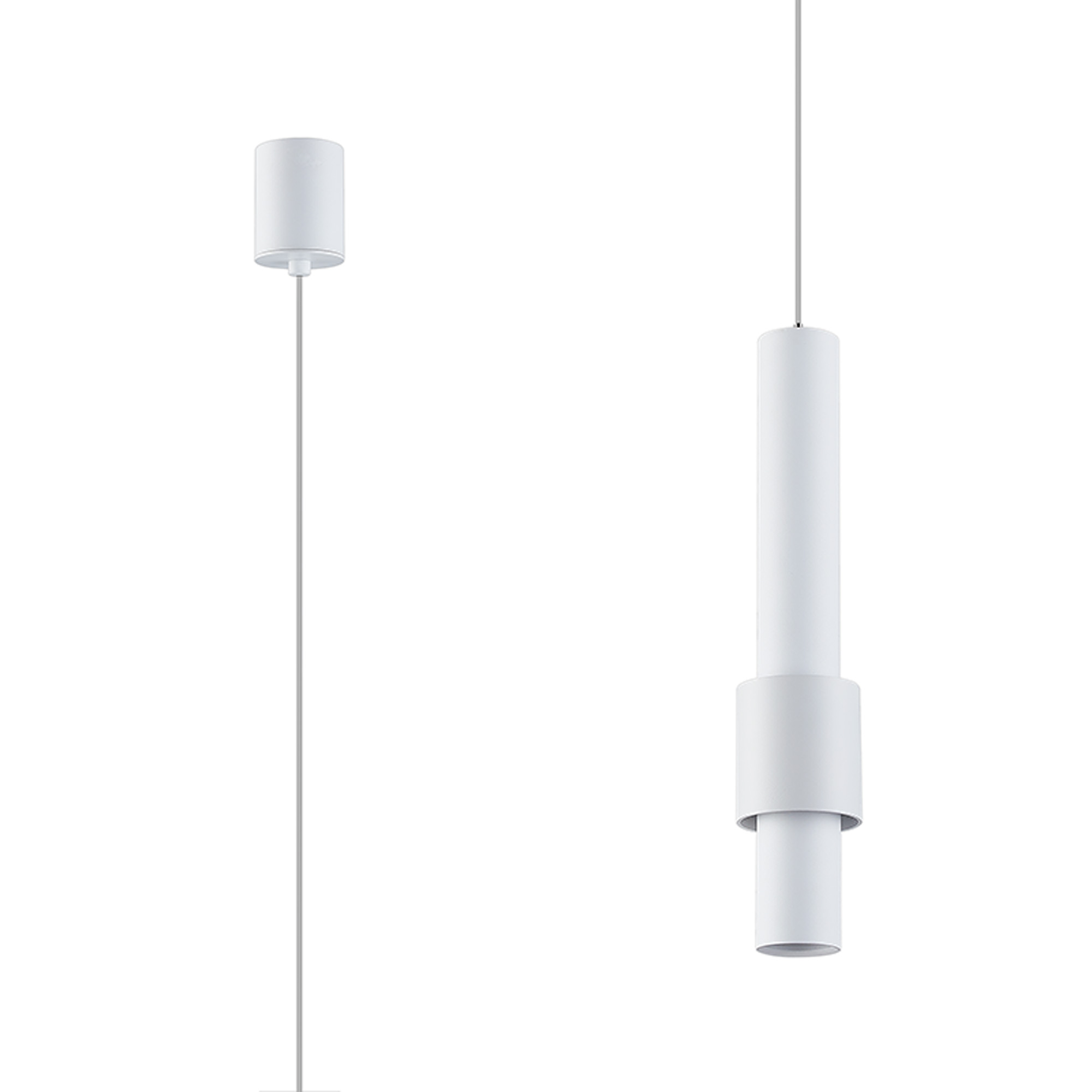 M8564  Clifton 1 Light Pendant 7W LED 3000K White